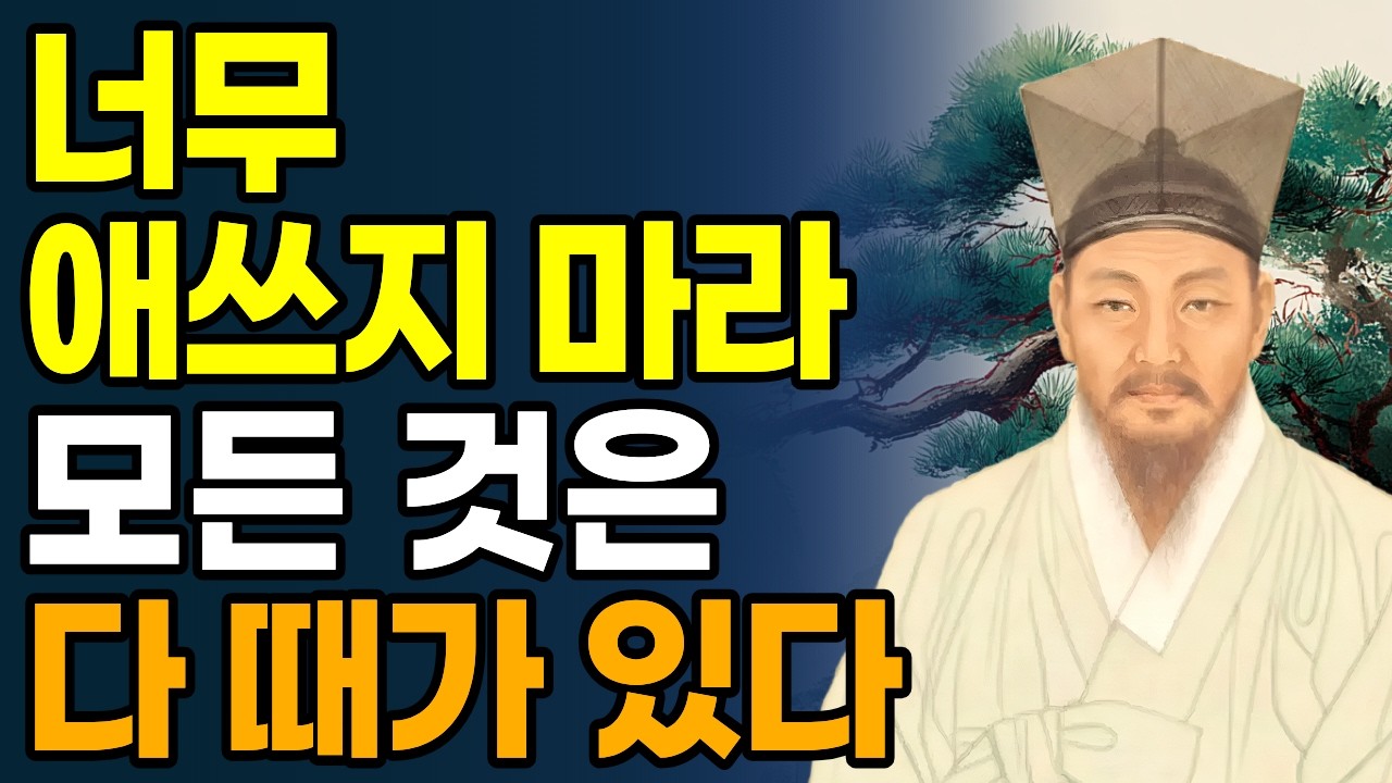 너무 애쓰지 마라 집착을 내려 놓는 순간 마음이 편해진다 | 다산 정약용 명언 | 인간관계 조언 | 오디오북 | 인생명언 | 노후준비