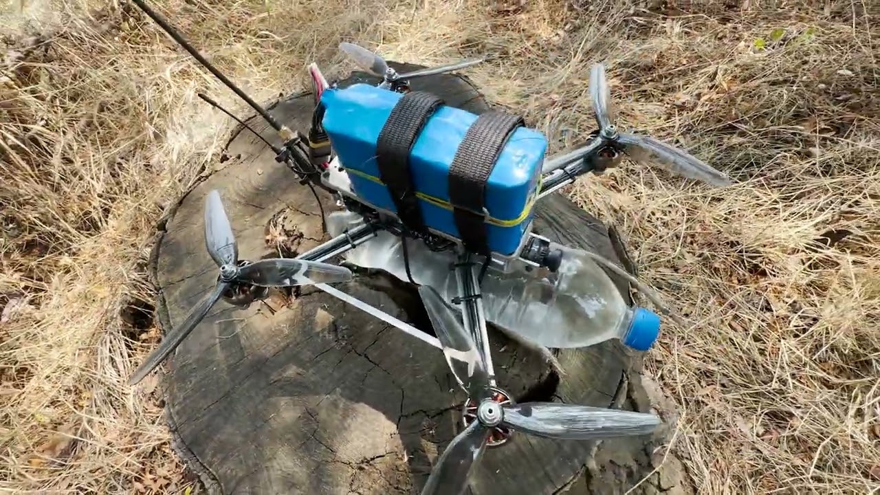 FPV дрон на алюміньєвій рамі