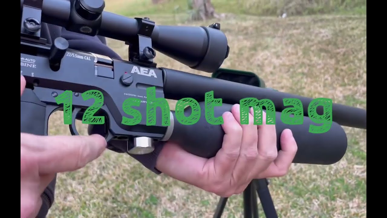 AEA HP Semi Auto .22 cal Chrono (out of box settings)Pt.2