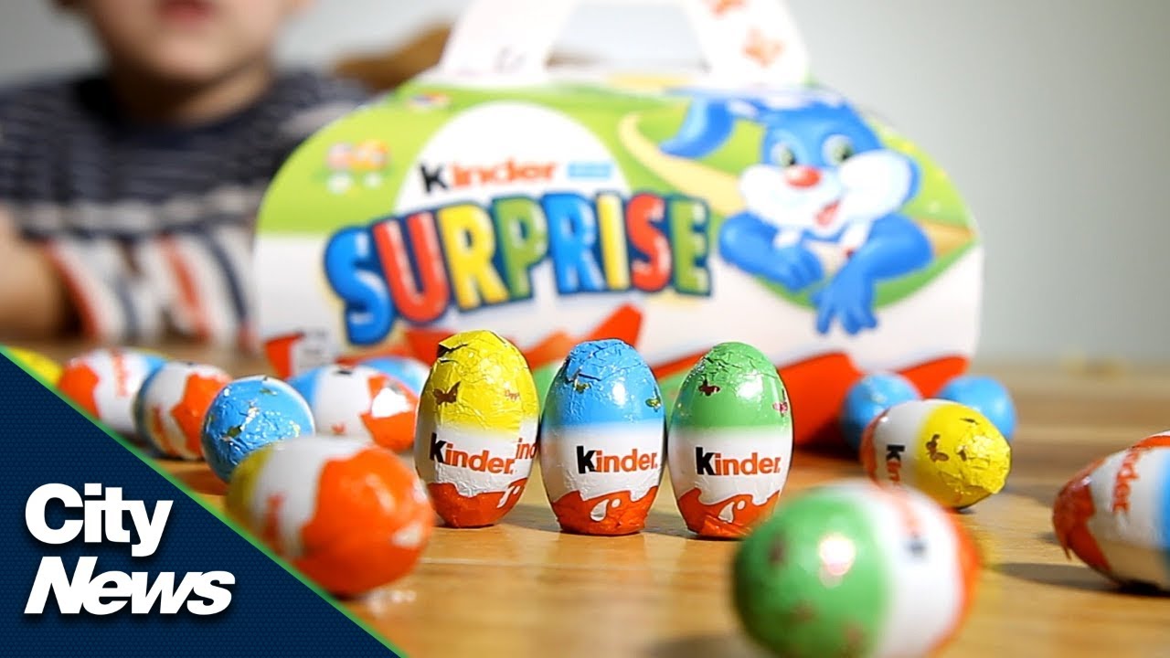 Select Kinder Easter chocolates recalled due to possible salmonella