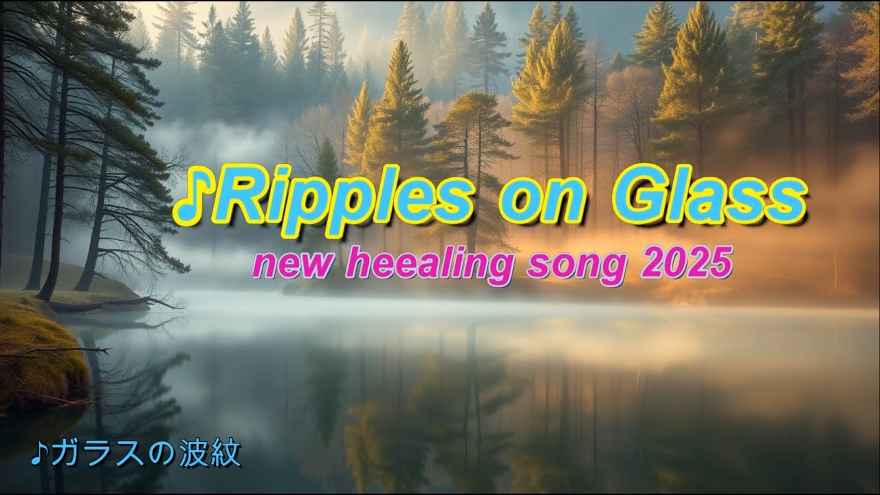 ■♪Ripples on Glass　　new heealing song 2025   　SHOKAN Music Presents