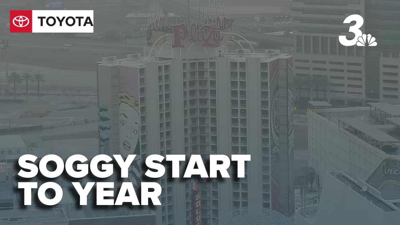 Rain showers put Las Vegas off to soggy start for 2026
