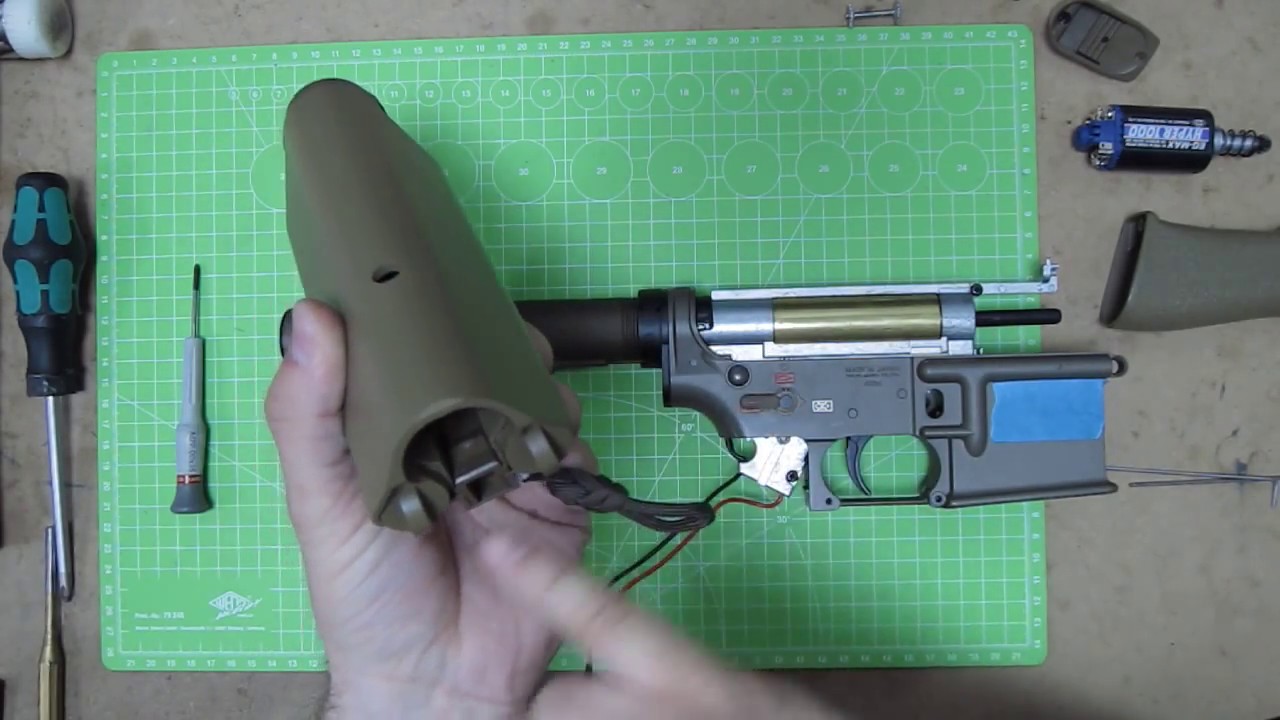 Coloquio/Desmontaje Marui HK416 Delta Custom PARTE 1