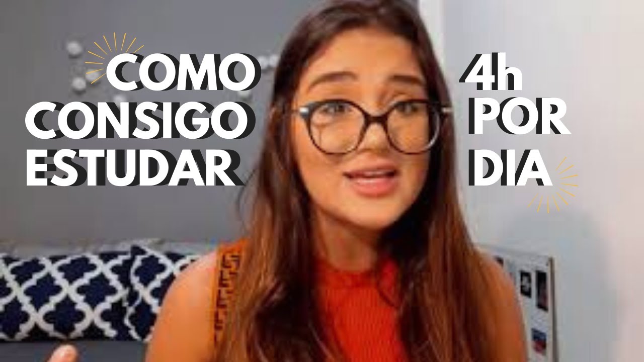 Como consigo estudar 4h por dia