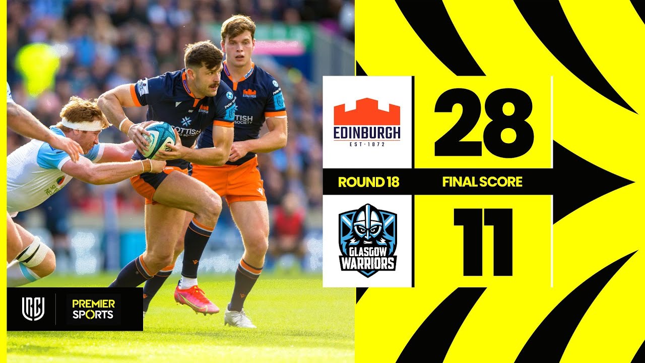 Edinburgh vs Glasgow Warriors - Highlights from URC