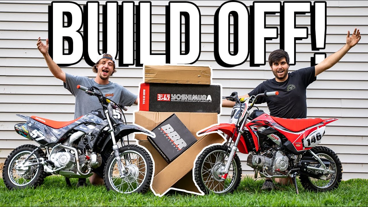 Building the Worlds BADDEST PIT BIKES! *BUILD OFF CHALLENGE*
