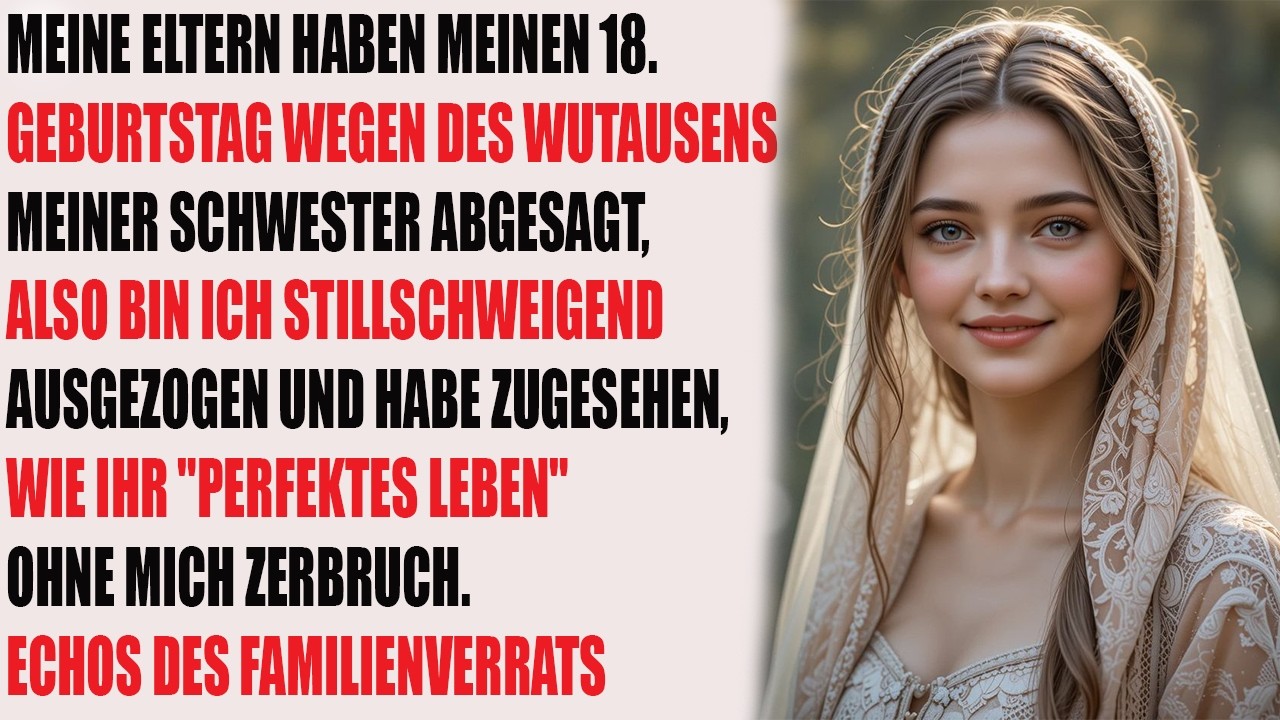 Meine Eltern haben meinen 18. Geburtstag wegen Wutausbruch meiner Schwester abgesagt,