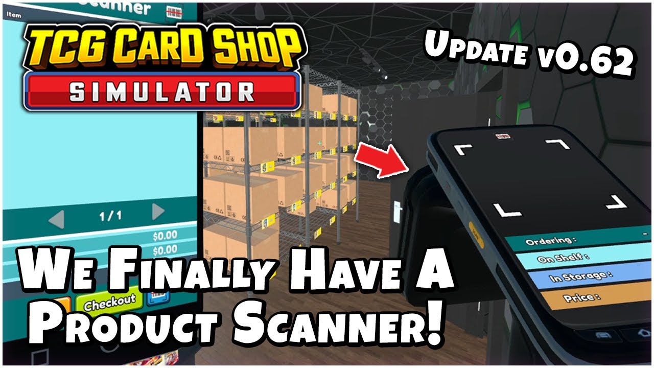 НАКОНЕЦ-ТО!! В TCG Card Shop Simulator добавлено новое обновление сканера!!
