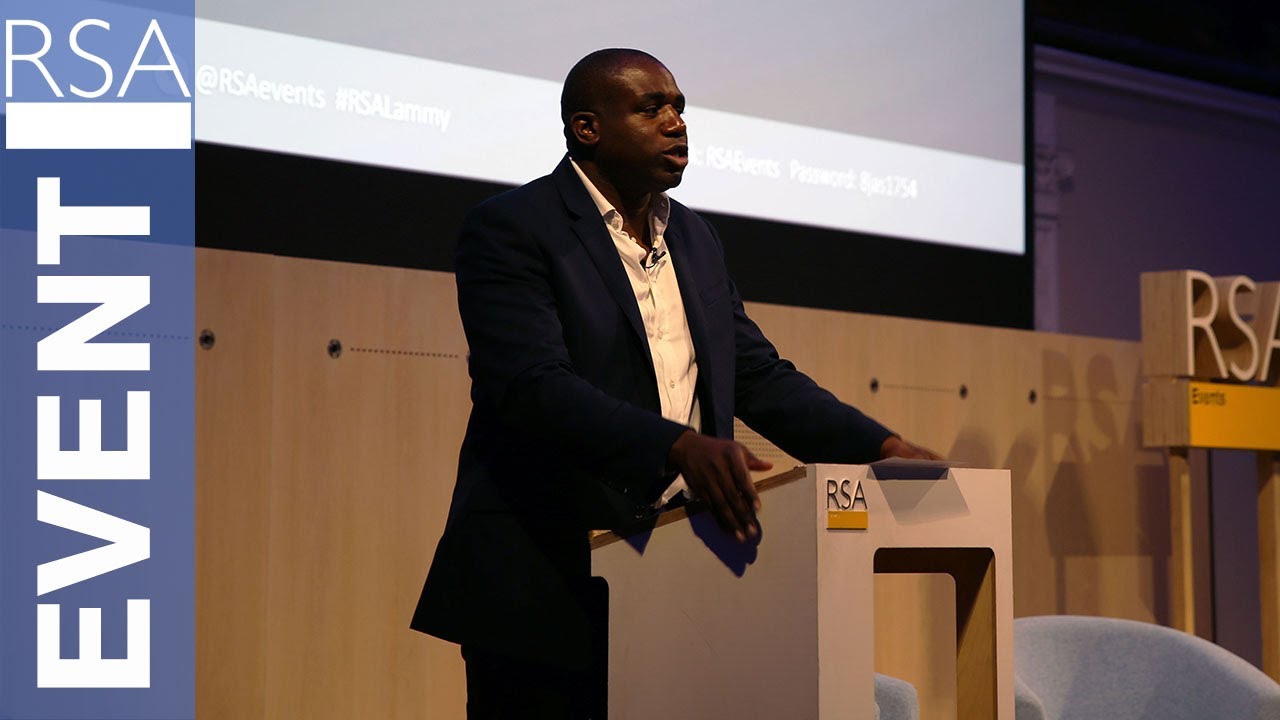 Justice for All? | The Rt Hon David Lammy MP | RSA Replay