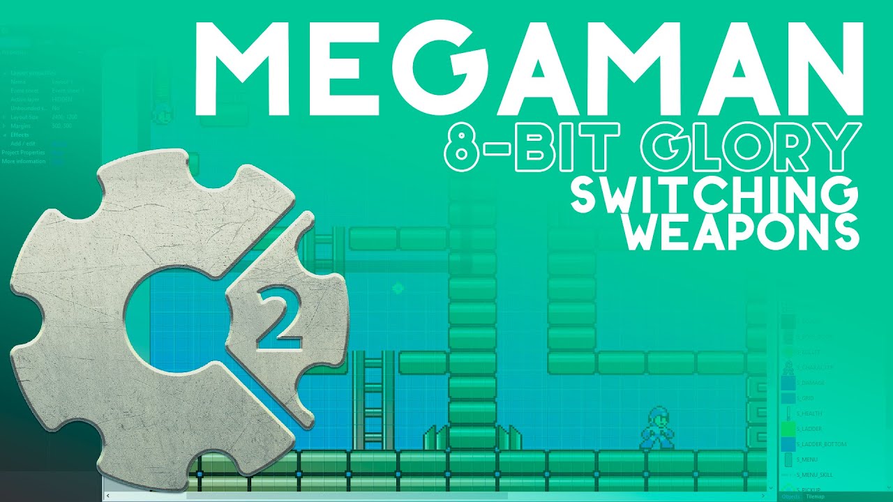 MEGAMAN 10 Switching weapons - Construct 2 - [8-bit Glory]