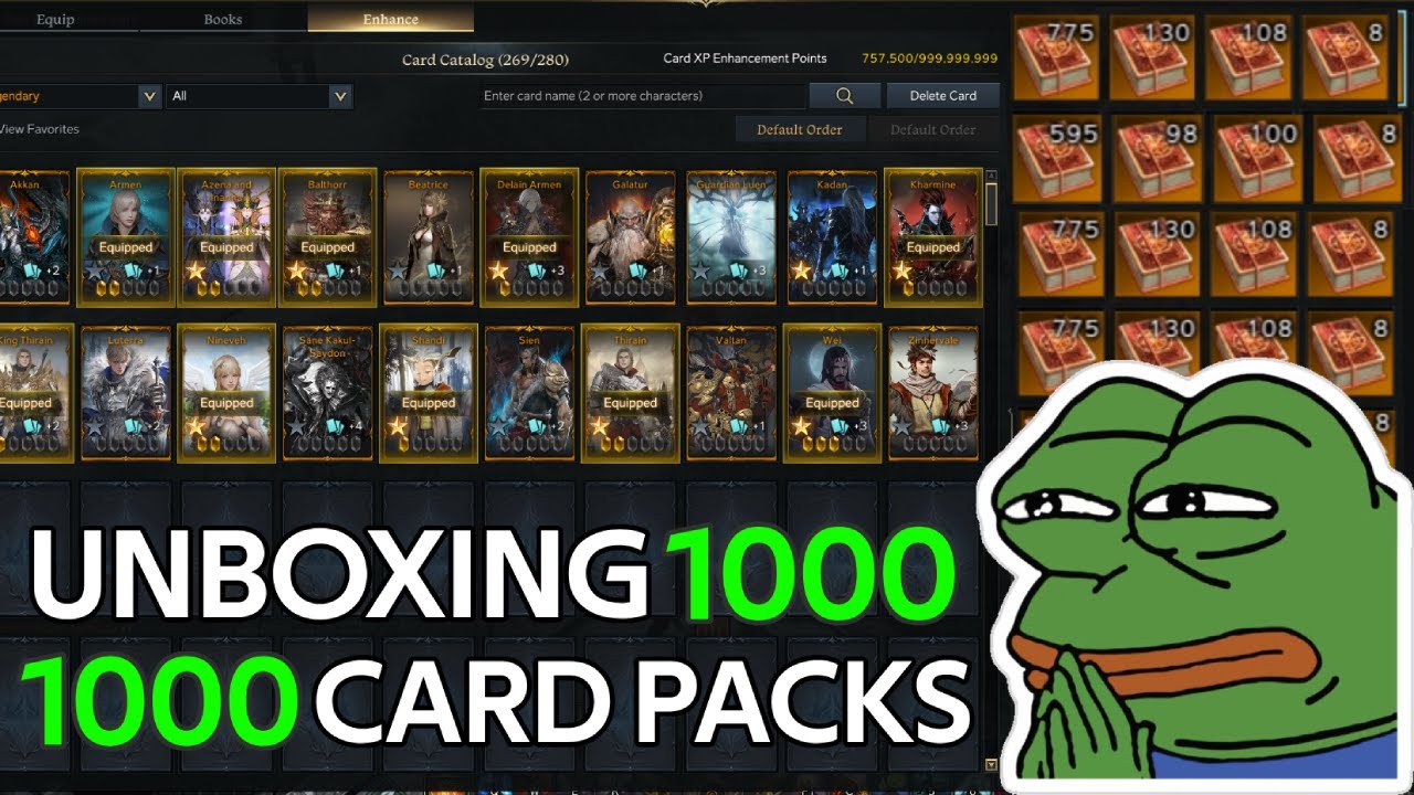 LOST ARK 1000 Cards Unboxed