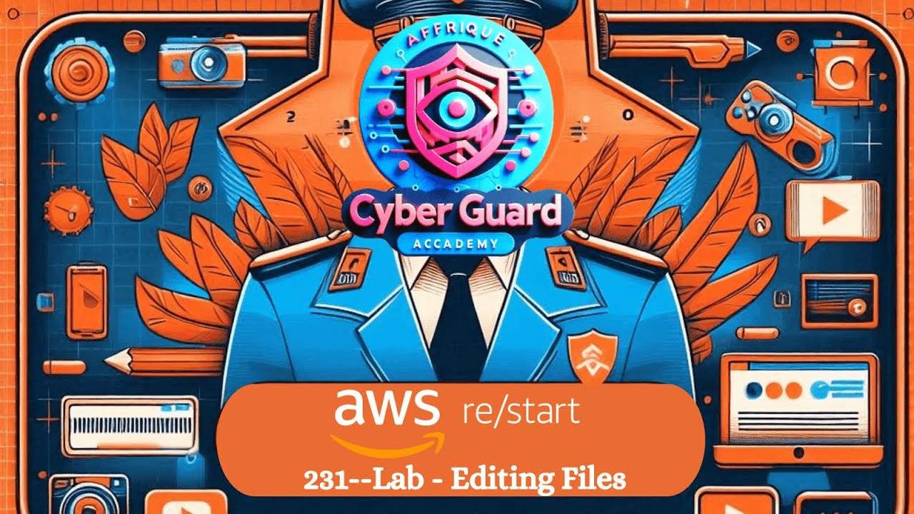 AWS re/Start  231--Lab - Editing Files | Editing Files in Linux | AWS EC2-Instances