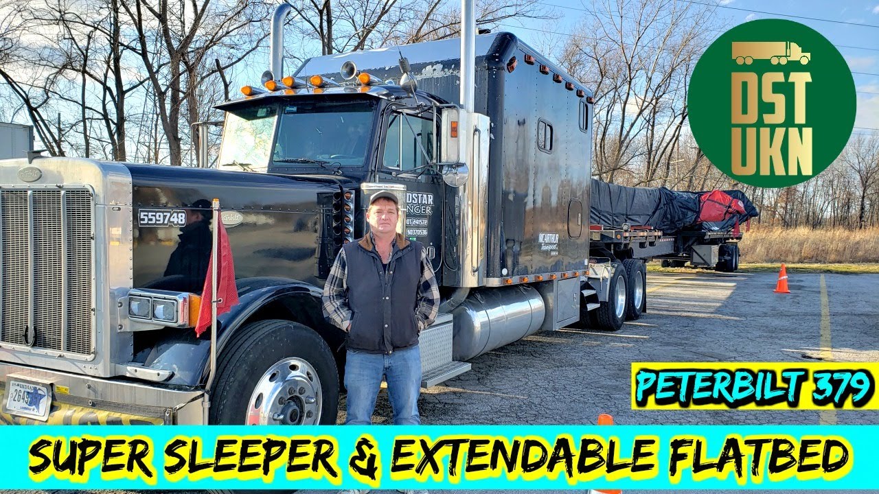 Экскурсия на супер-спальном грузовике | Peterbilt 379
