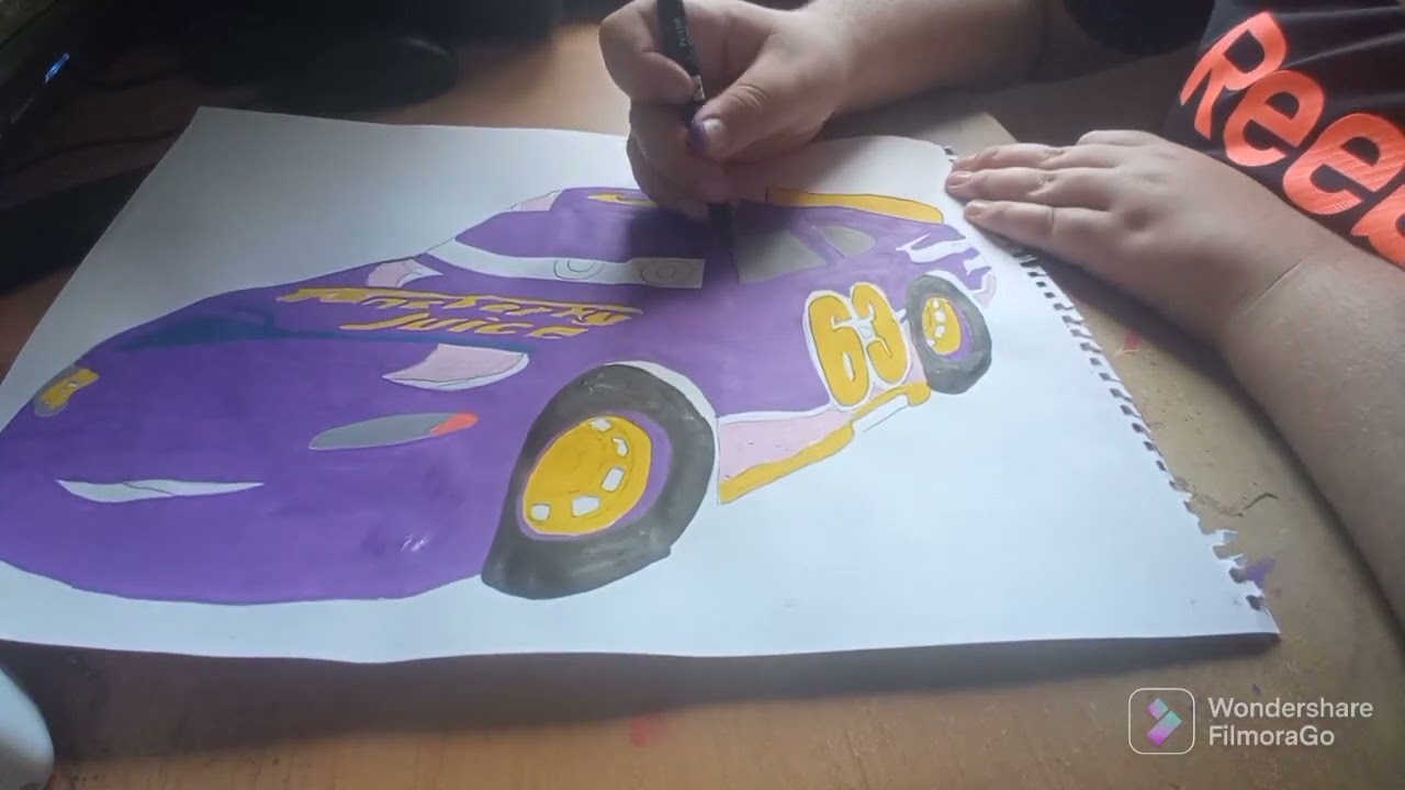 Comment Dessiner Lee Revkins (Cars) transberry juice