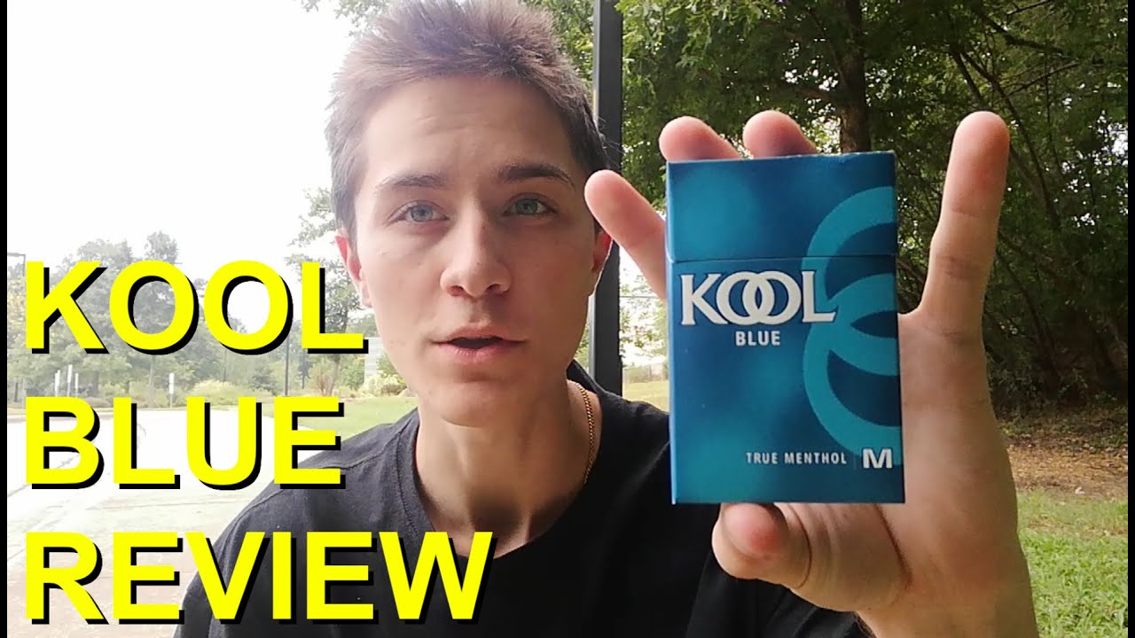 Smoking a Kool Blue Cigarette - Review