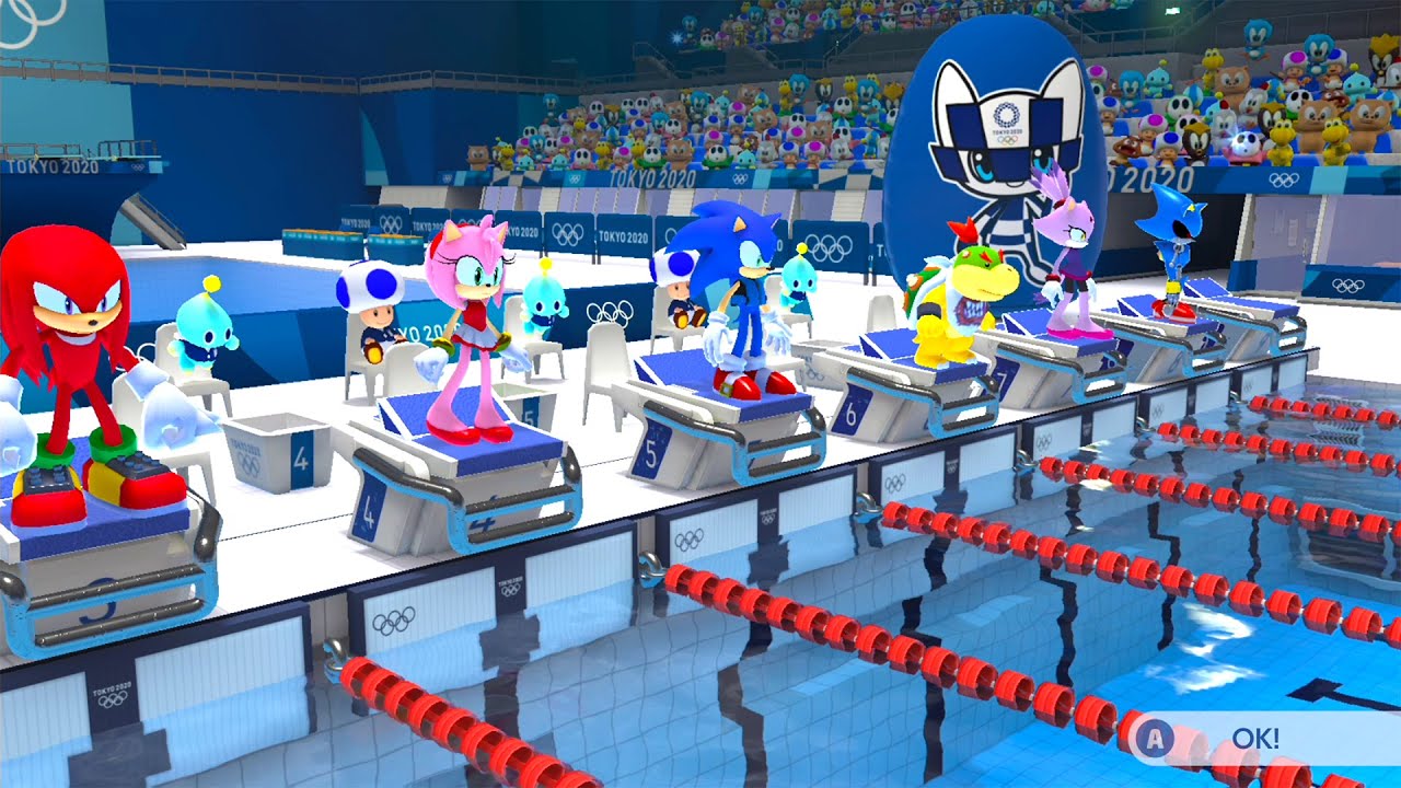 Sonic Hard Series! Mario and Sonic AT Olympic Games Tokyo 2020! Surfing Swimming Canoe SkateBoarding