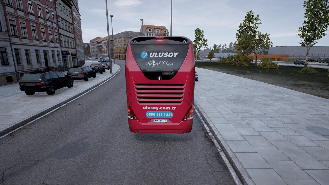 Fernbus Simulator Neoplan Skyliner Ulusoy Red  Skin