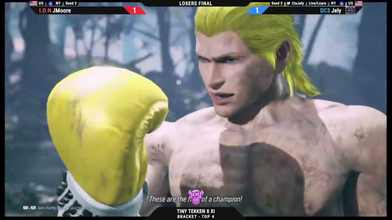Tiny Tekken 8 XI LF ION JMoore vs DC3 Jely