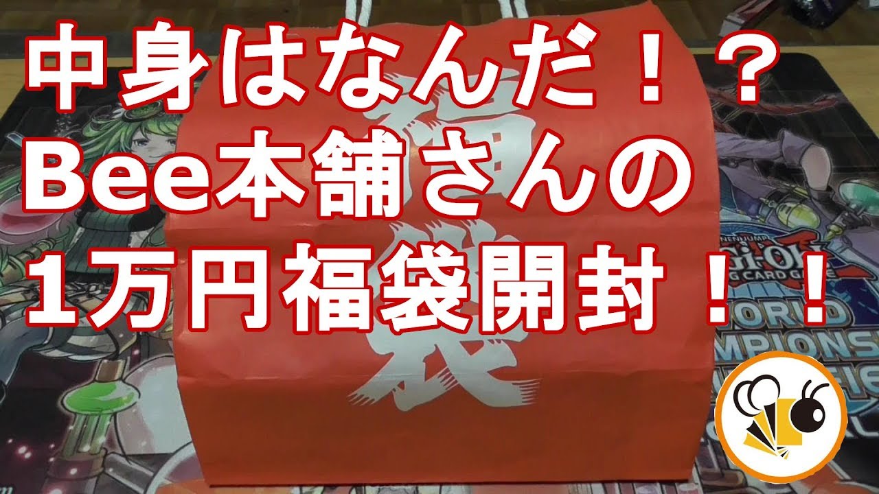 【遊戯王】2019年初の運試し！Bee本舗さんの福袋開封してみた！