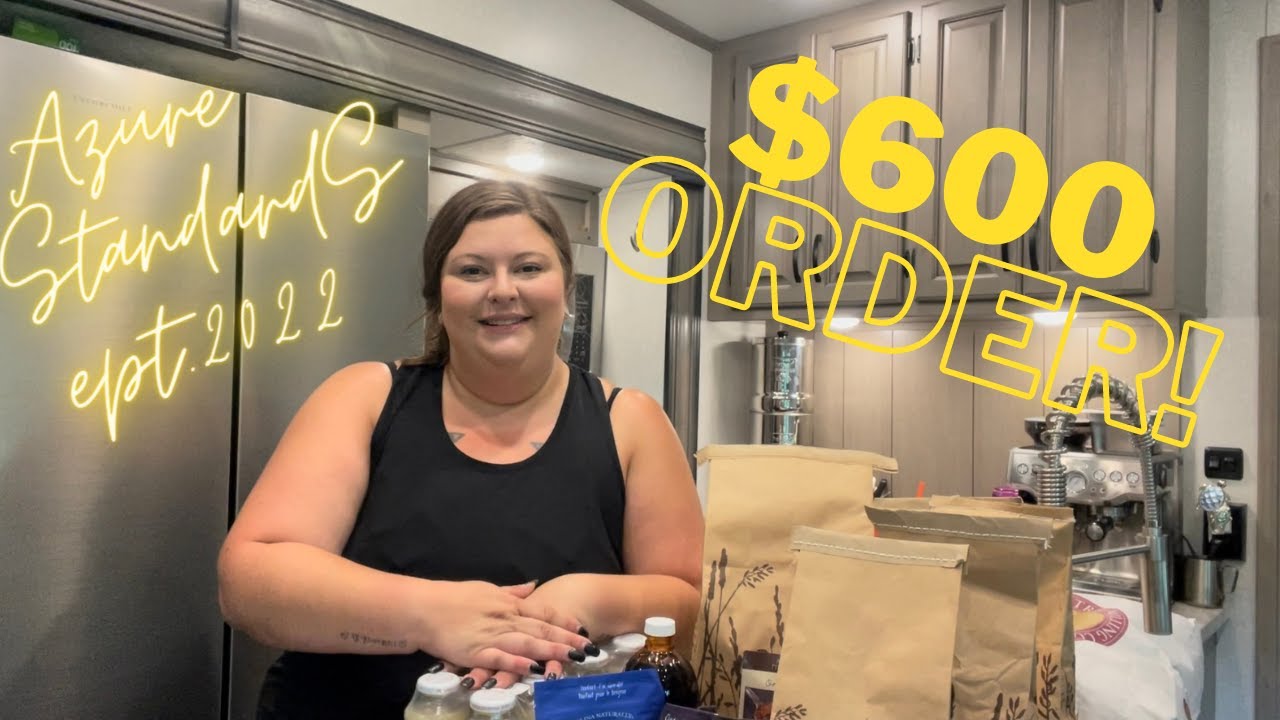 Azure Standard Order Haul September 2022 / Bulk Food Haul! / Stocking Our Pantry