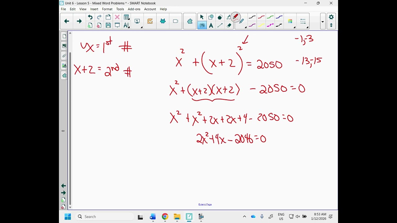 Unit 6 - Lesson 5 - Mixed Word Problems