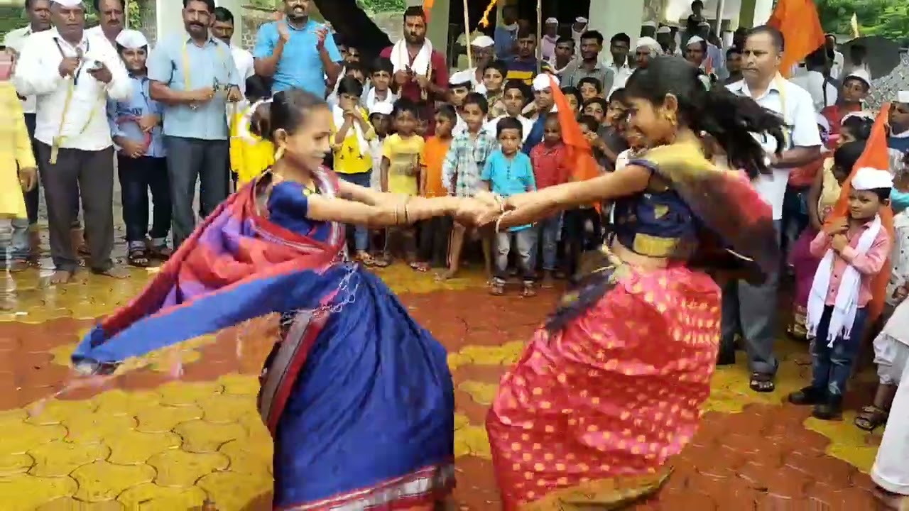 आषाढी बालदिंडी सोहळा,जि.प.प्रा.शाळा एकनाथवाडी,ता.पाथर्डी,अहमदनगर.