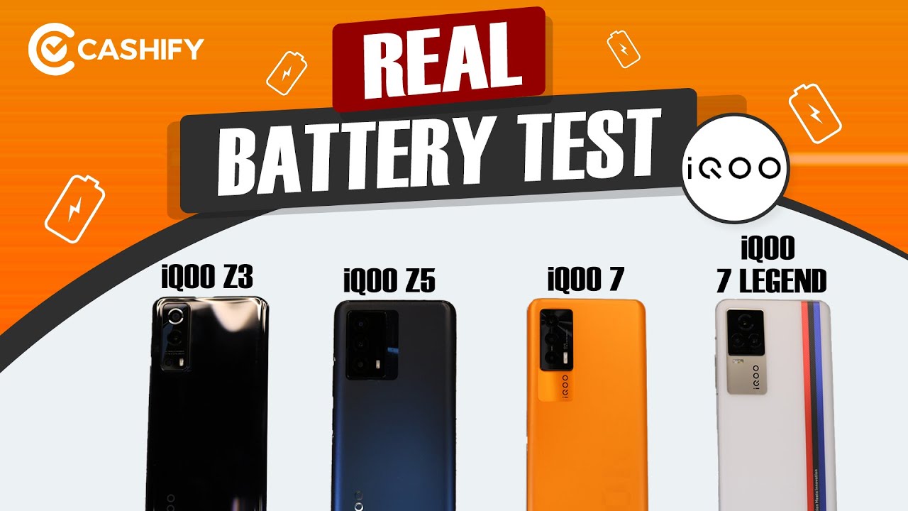 iQOO Z3 Vs iQOO Z5 Vs iQOO 7 Vs iQOO 7 Legend Battery Test - Shocking Results 😳