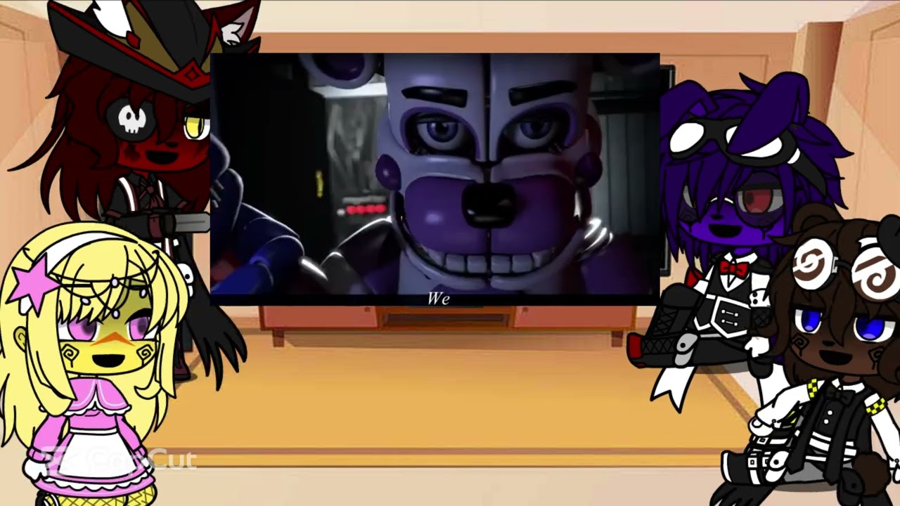 FNAF react to Ultimate Fright\by Dheusta