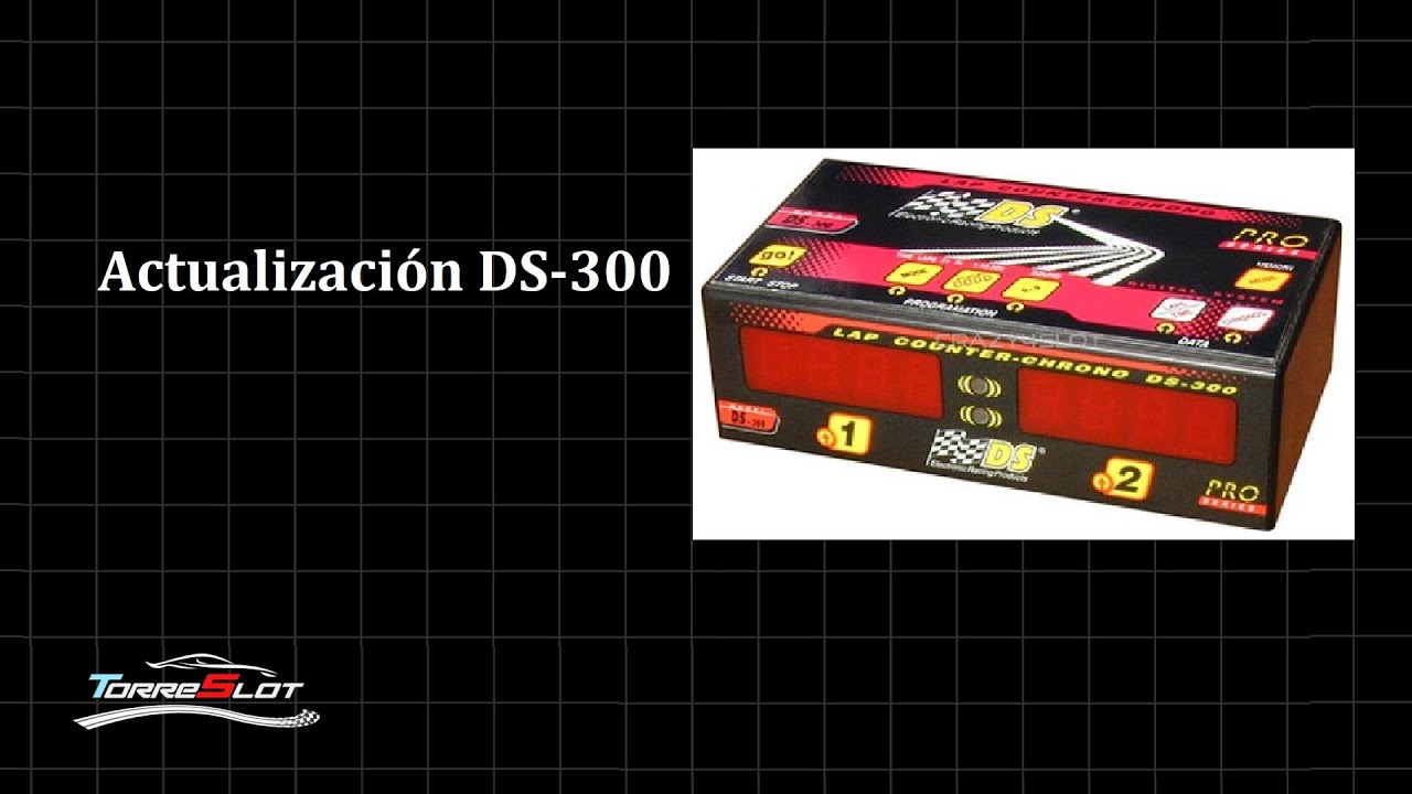 Actualización DS-300 para usar control remoto cuenta vueltas cronómetro #slotcar