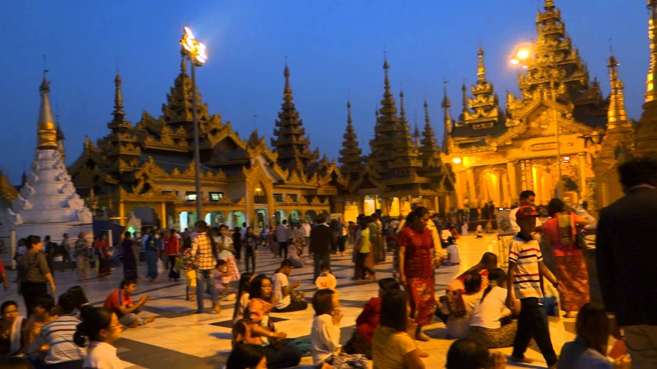 Scenes from Shwedagon Pagoda