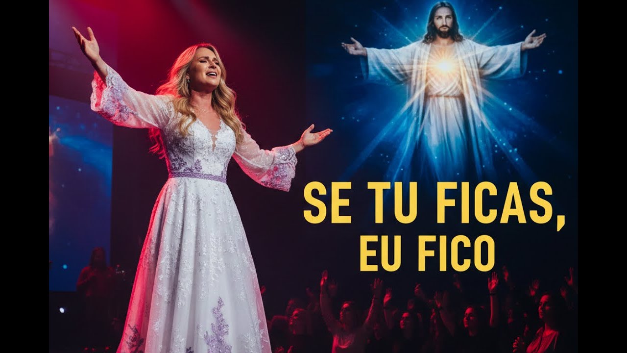⭐ Se Tu Ficas, Eu Fico | Louvor Gospel Sobre Permanecer em Deus #louvor #gospel #adoração #fé