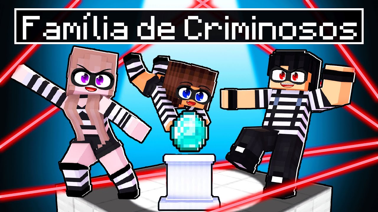 MIIKA foi ADOTADA pela FAMÍLIA de CRIMINOSOS no Minecraft ◂Miika▸