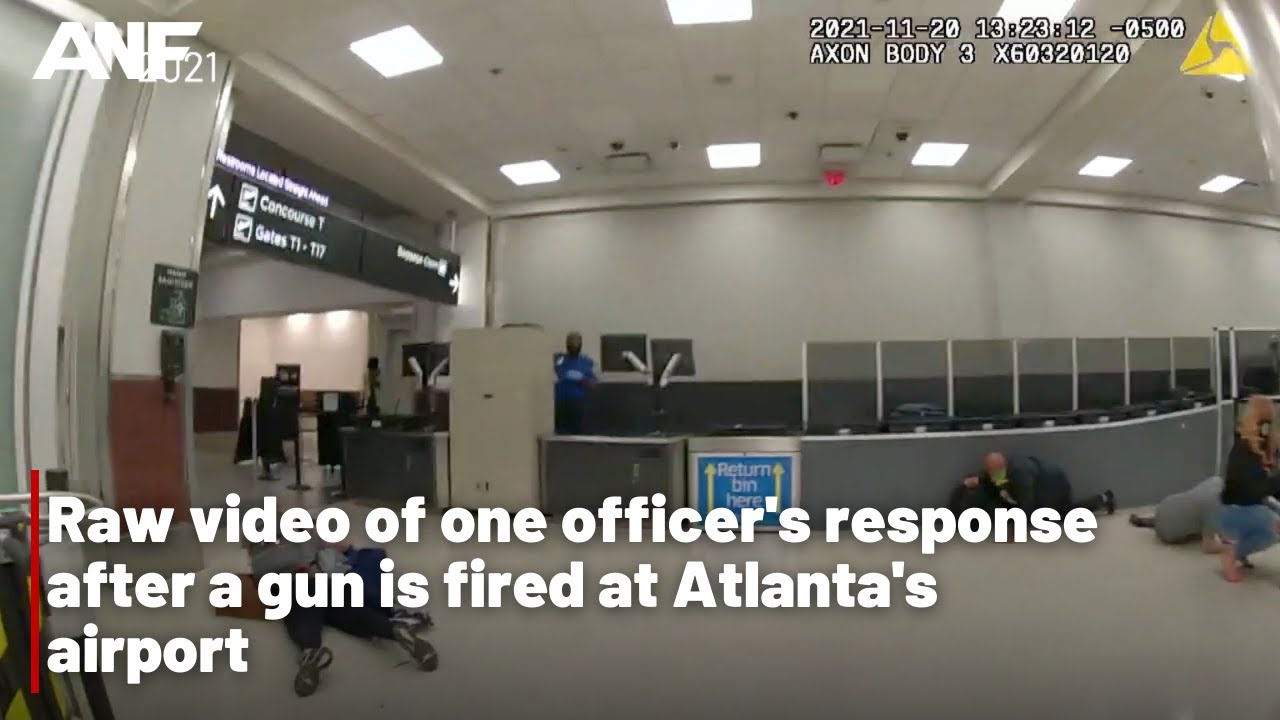 Raw video: police response to a gun fired at Atlanta's airport