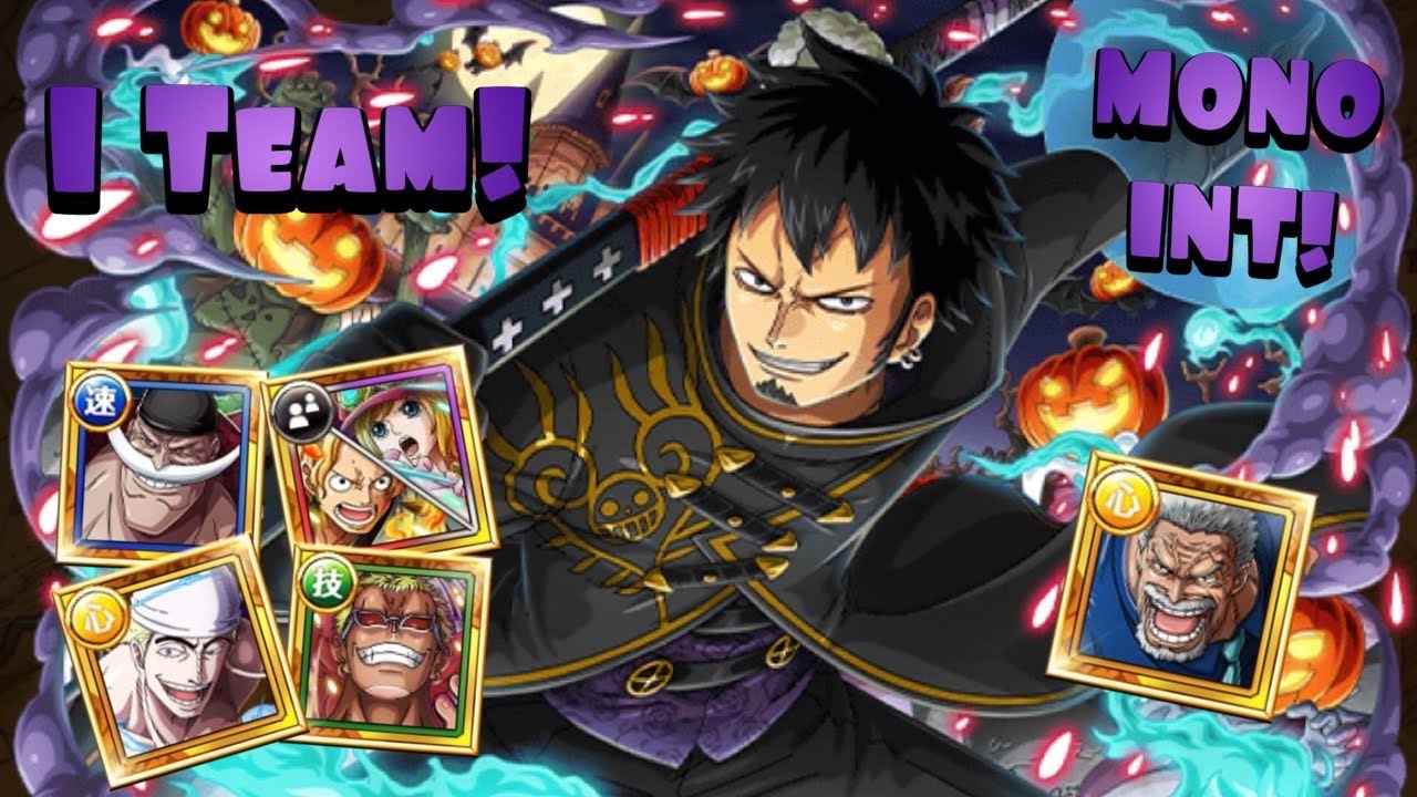 [OPTC] 1 INT Team, All 10* Garp Challenges! HW Law is a Monster!!