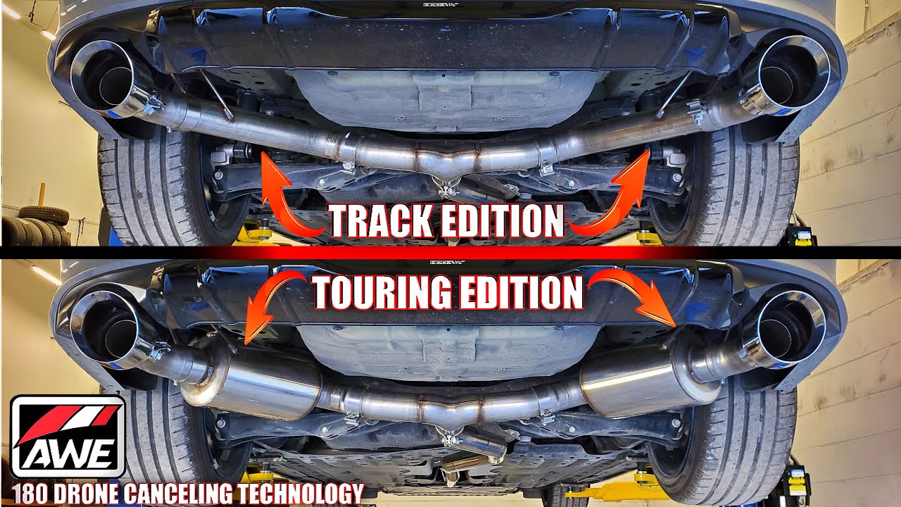 AWE Touring/Track Conv. Edition 3' Exhaust for the FE1 Civic Si & DE4 Integra Install & Sounds Clips