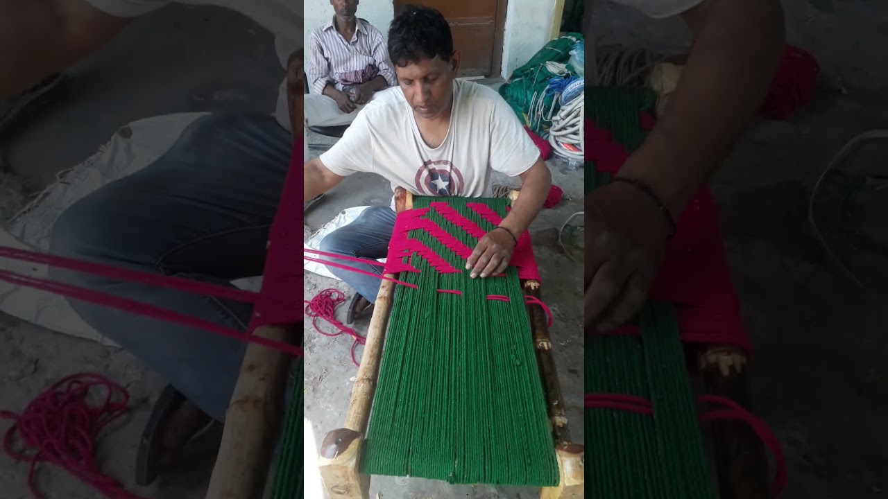 Beautiful Punjabi Charpoy making Art
