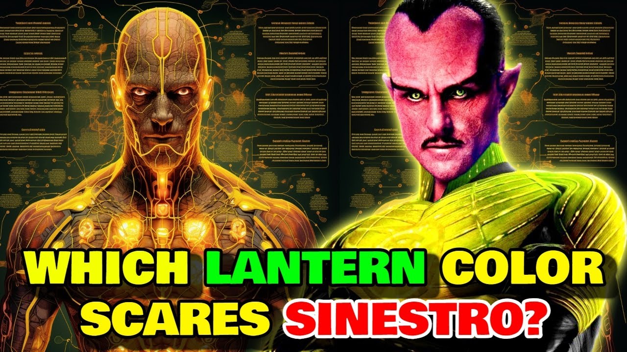 Sinestro Anatomy Explored - Why Such A Powerful Being Like Sinestro Is Afraid Of Blue Lanterns?