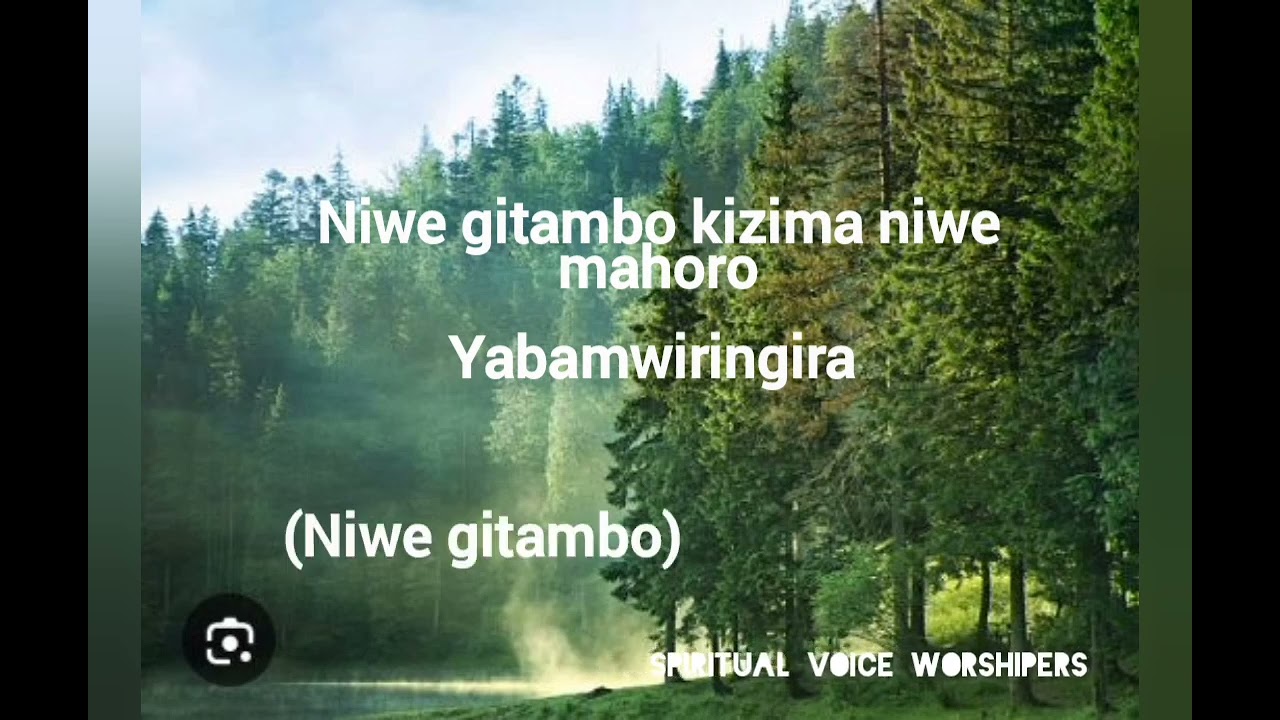 Niwe gitambo kizima _Official _by Spiritual voice worshipers.