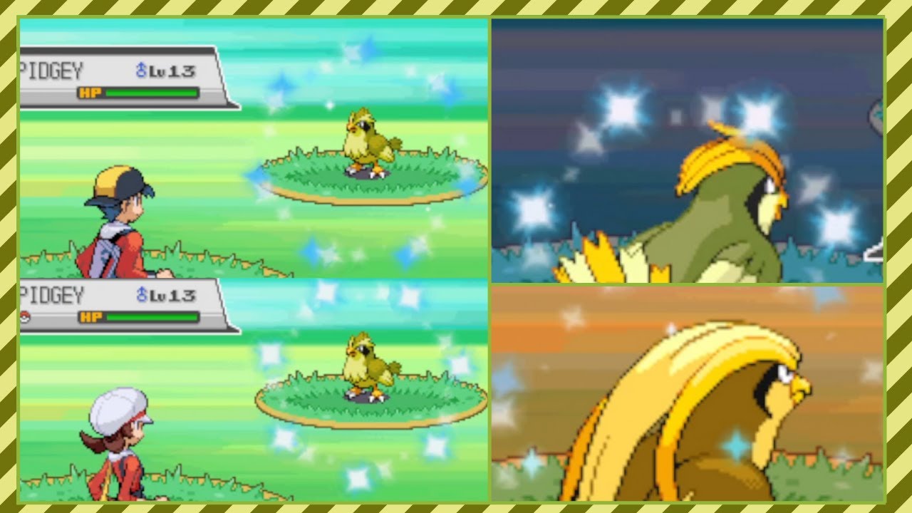 [Live] 2 Shiny Pidgey after 752 & 7994 random encounters! + Evolutions [Pokemon Heartgold Soulsiver]