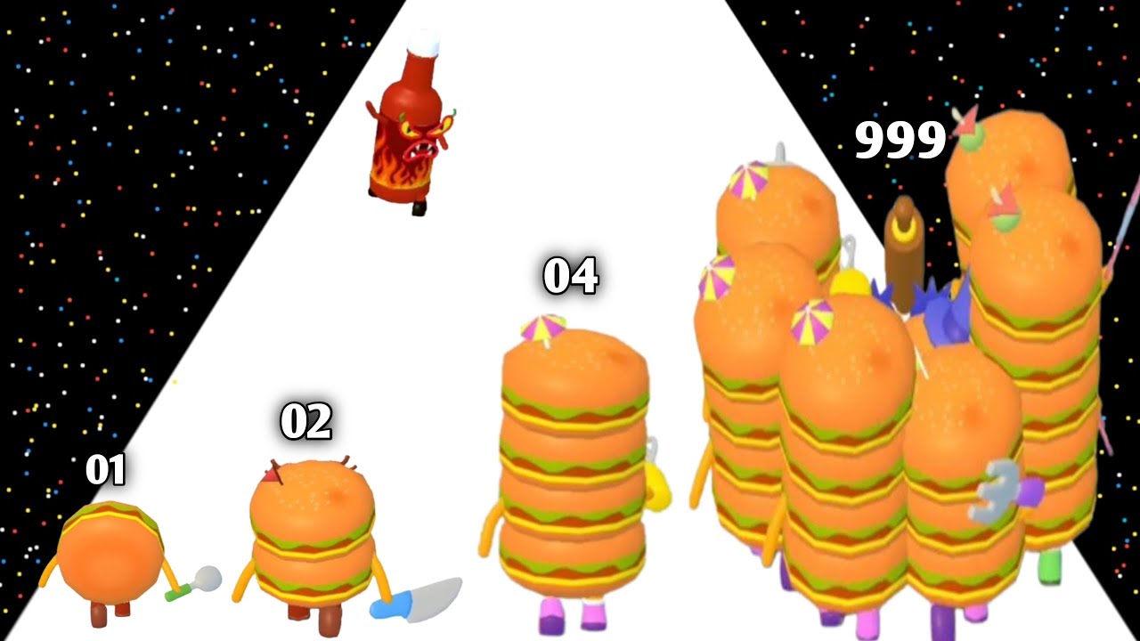 Foodie Runner: Merge & Run | Merge, Run & Evolve Gameplay