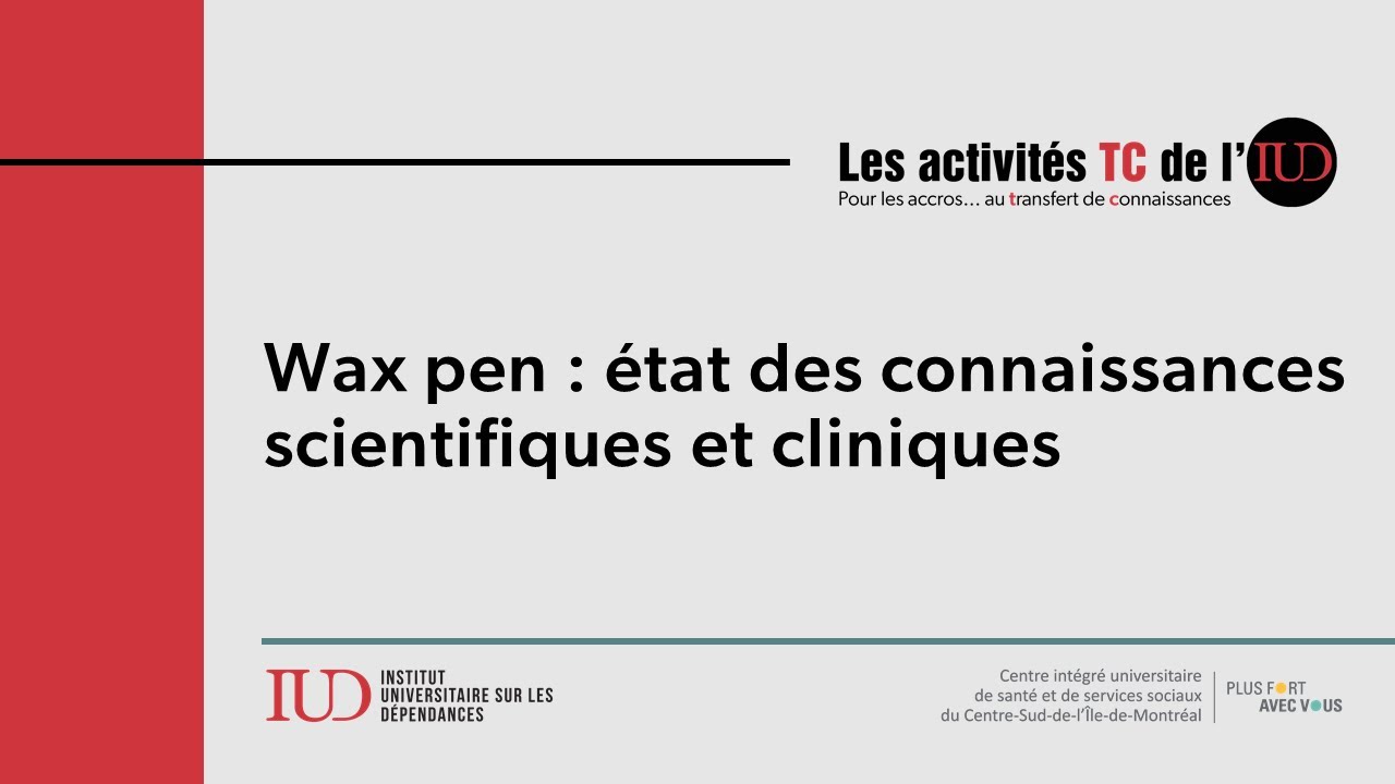 Wax pen : état des connaissances scientifiques et cliniques