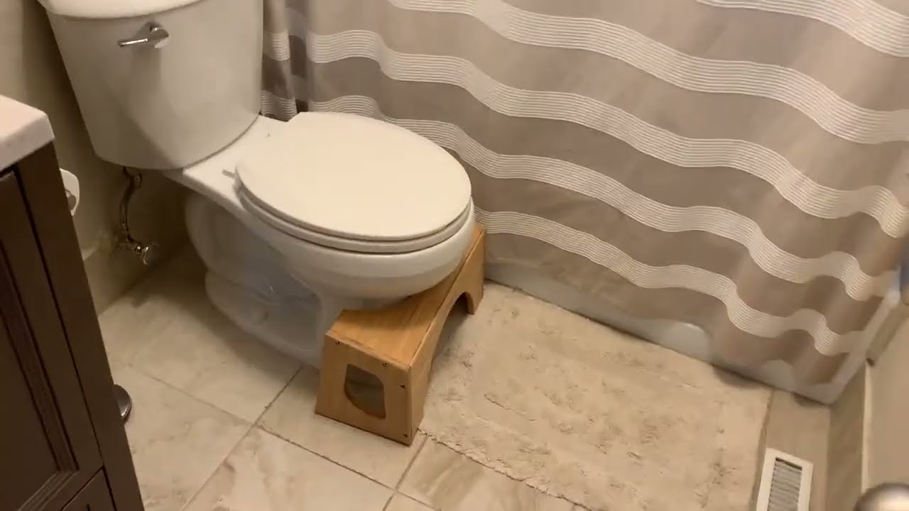Squatty Potty The Original Toilet Stool   Bamboo Flip Review
