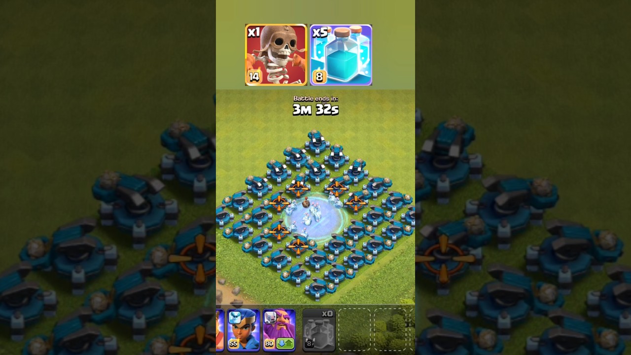 ⚔️One Super Wallbraker vs Scarshorts #clashofclans #coc #games #gaming #supercell