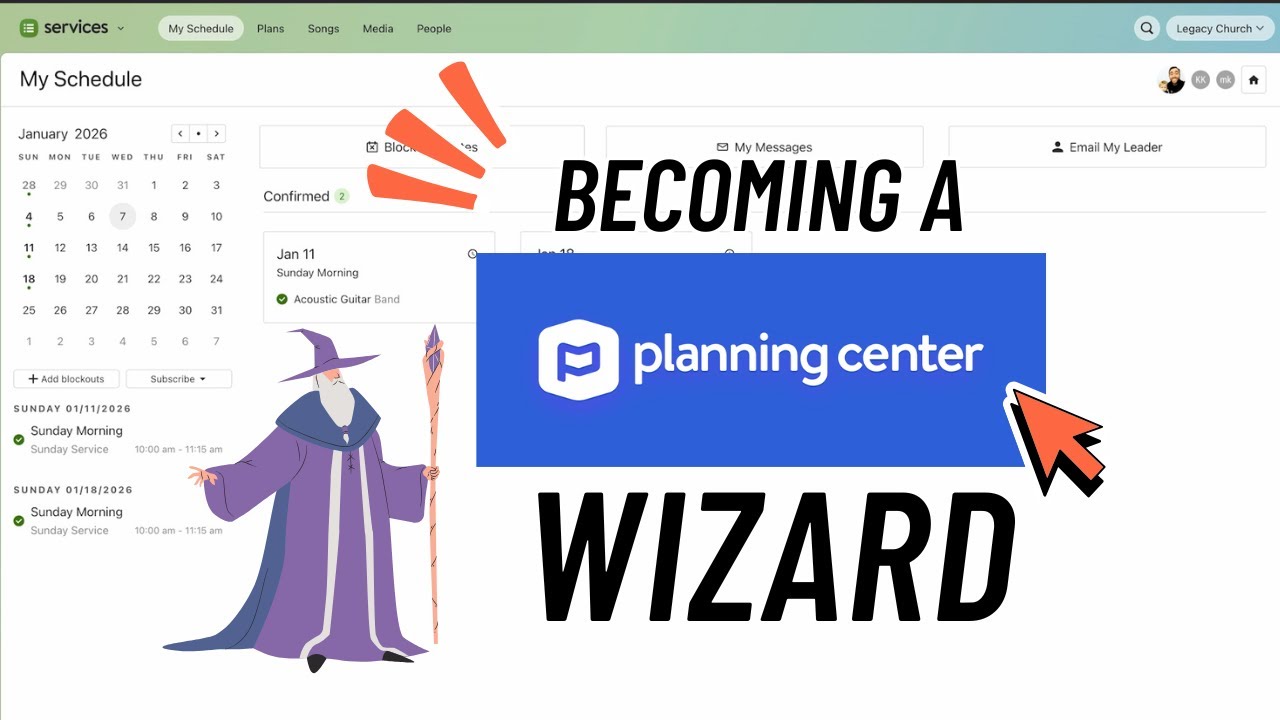 Legacy Church Planning Center Tutorial 2026