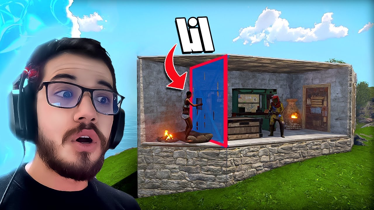عشت داخل جدران بيوت الناس في راست | يوميات ادمن  RUST