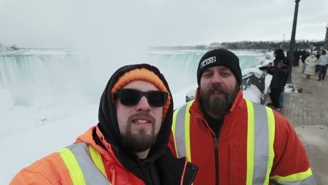 The (frozen) Niagara Falls in February