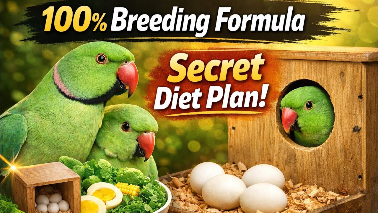 Indian Ringneck Breeding Formula 2026 | Secret Diet Plan for 100% Breeding Succes 🦜🔥