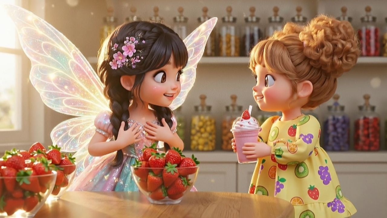 The Secret of the Red Strawberry 🍎 Fruit Name Learning Video | Colors for Kids|Fairy may