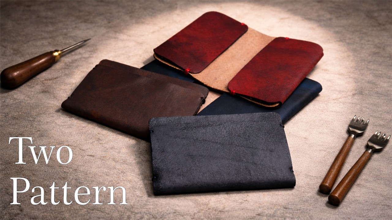 Leather Card Holder | free pattern
