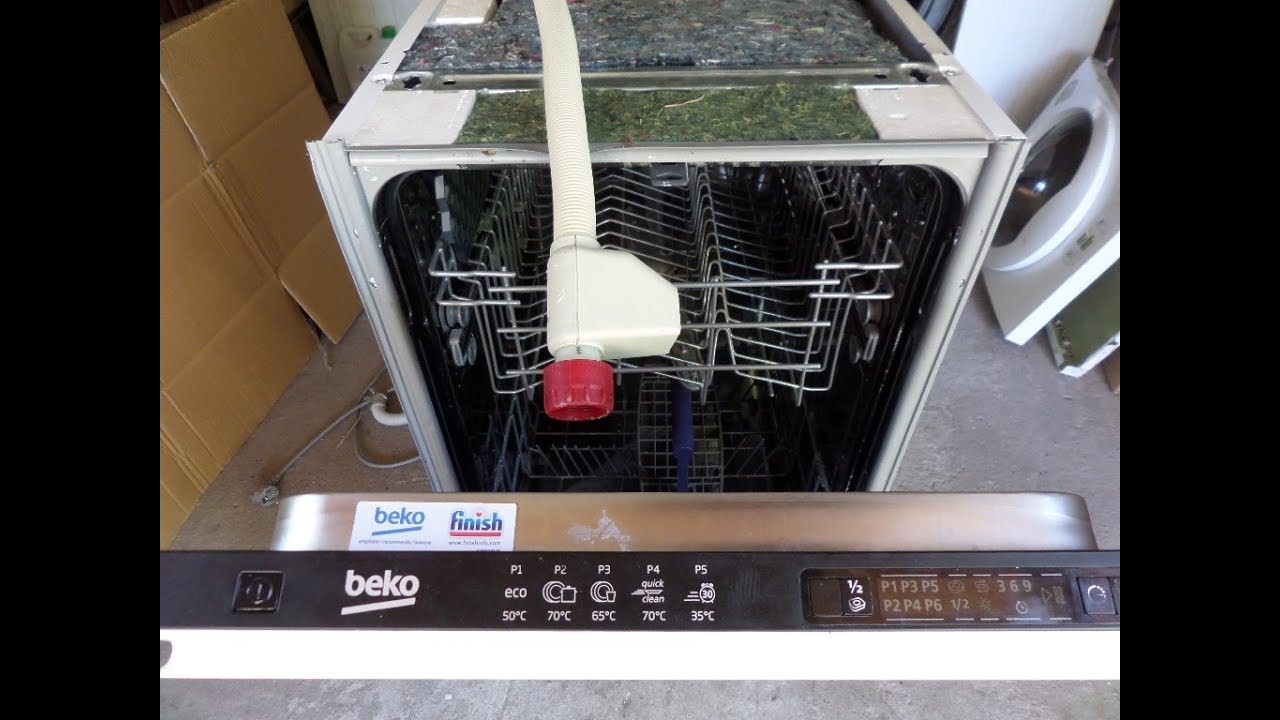 Zmywarka Beko nie pobiera wody i nie startuje . Wymiana aquastopu w zmywarce
